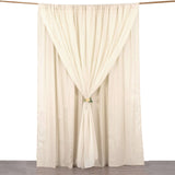 Beige Chiffon Backdrop Curtain
