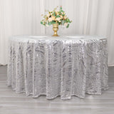 Silver Wave Sequin Tablecloth